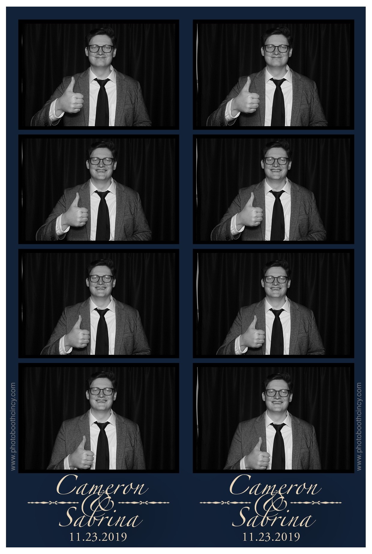 Cameron & Sabrina | View more photos from the event at gallery.photoboothcincy.com/u/PhotoBoothCincy/Cameron-Sabrina